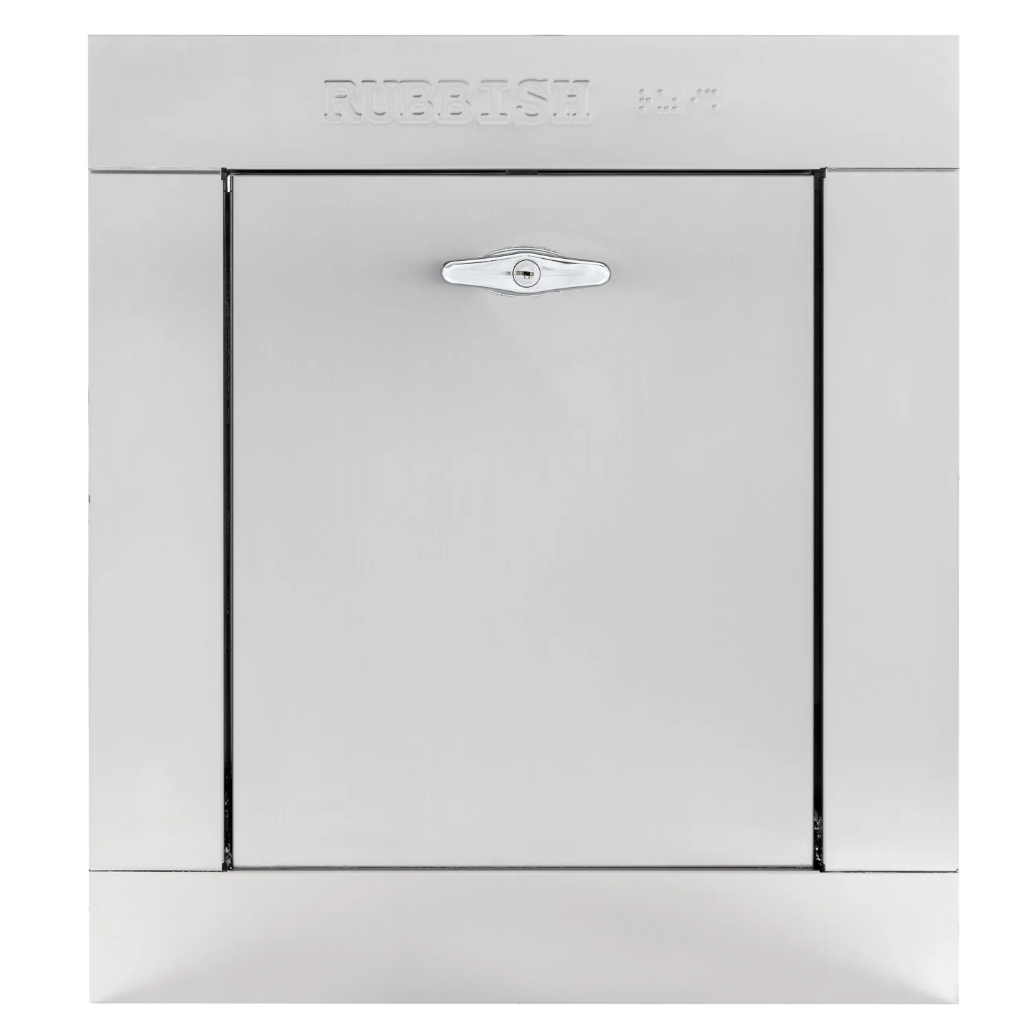 Replacement Stainless Steel Trash Chute Door - Bottom Hinged - T Handle - Rubbish - Image 17