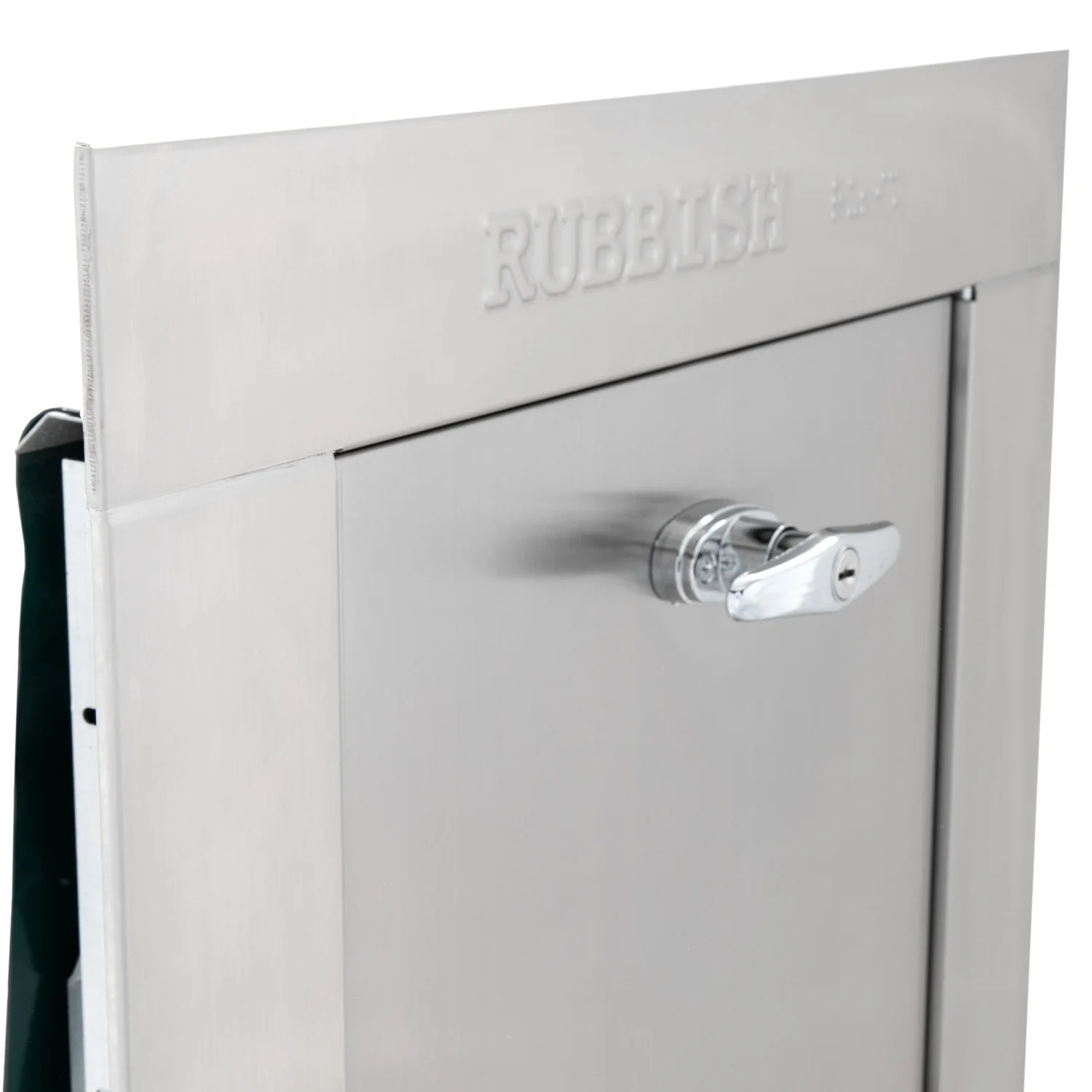 Replacement Stainless Steel Trash Chute Door - Bottom Hinged - T Handle - Rubbish - Image 18