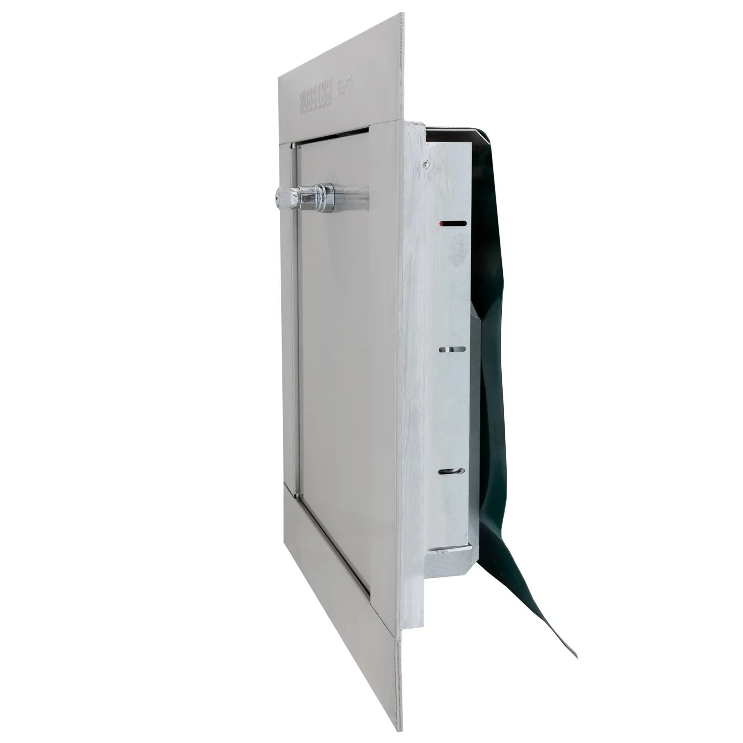 Replacement Stainless Steel Trash Chute Door - Bottom Hinged - T Handle - Rubbish - Image 19
