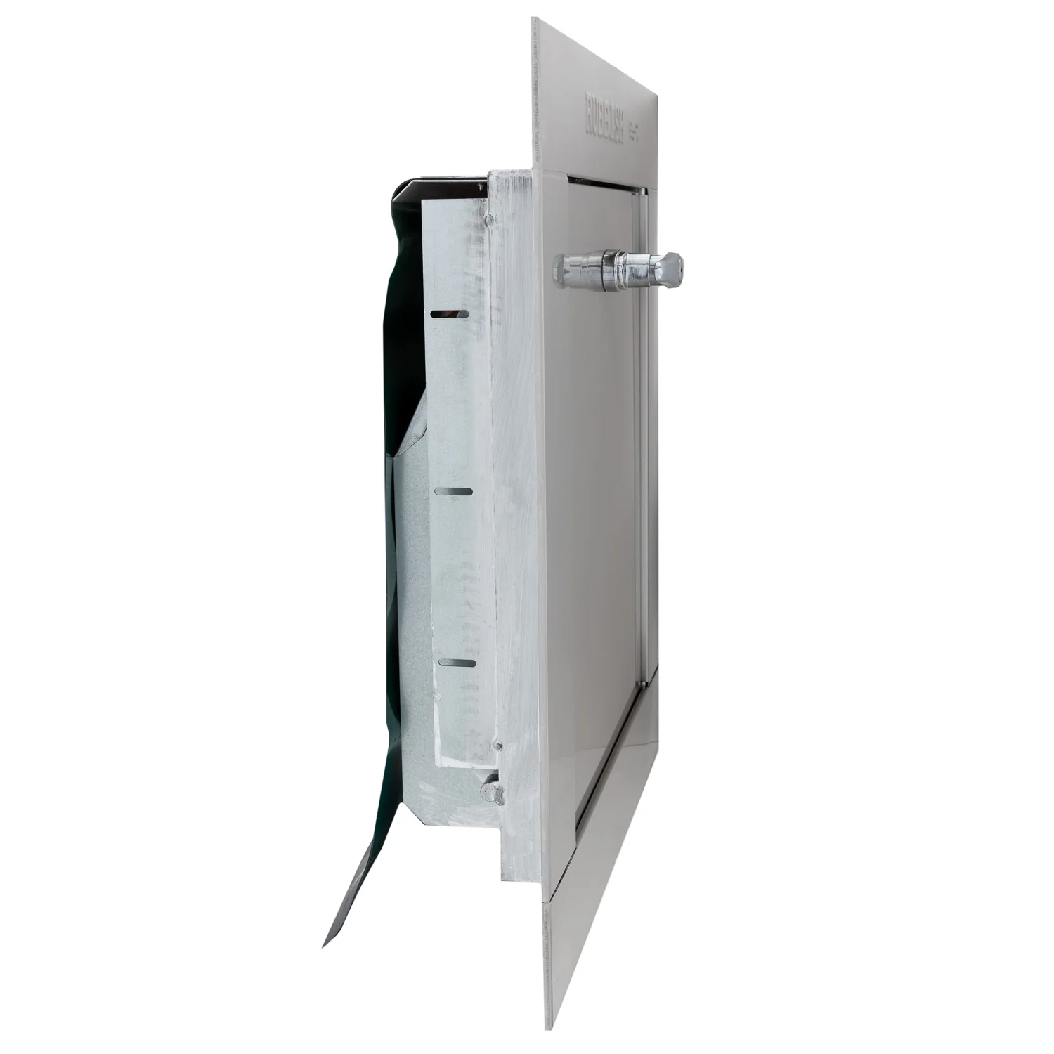 Replacement Stainless Steel Trash Chute Door - Bottom Hinged - T Handle - Rubbish - Image 20