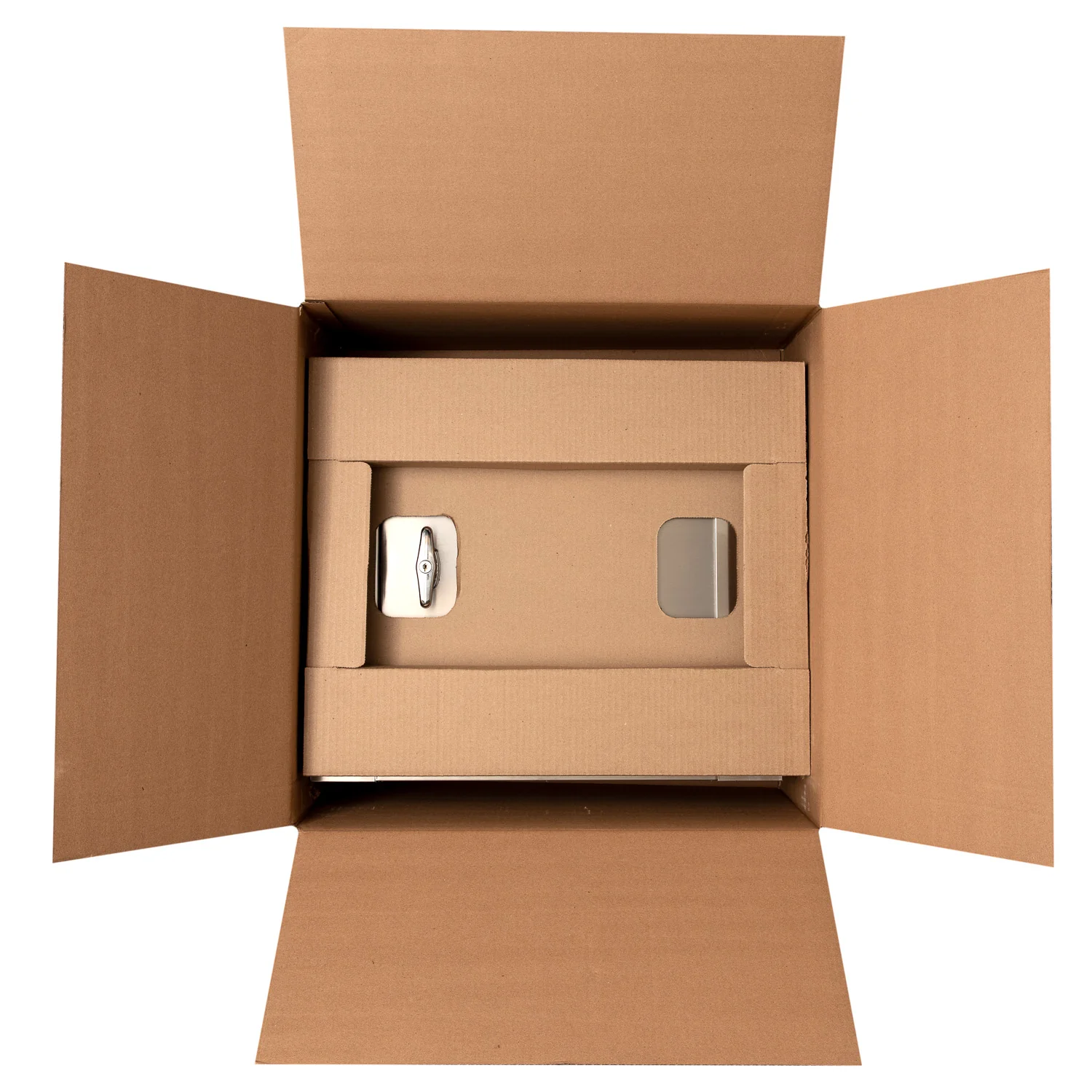 Replacement Stainless Steel Trash Chute Door - Bottom Hinged - T Handle - Rubbish - Image 24