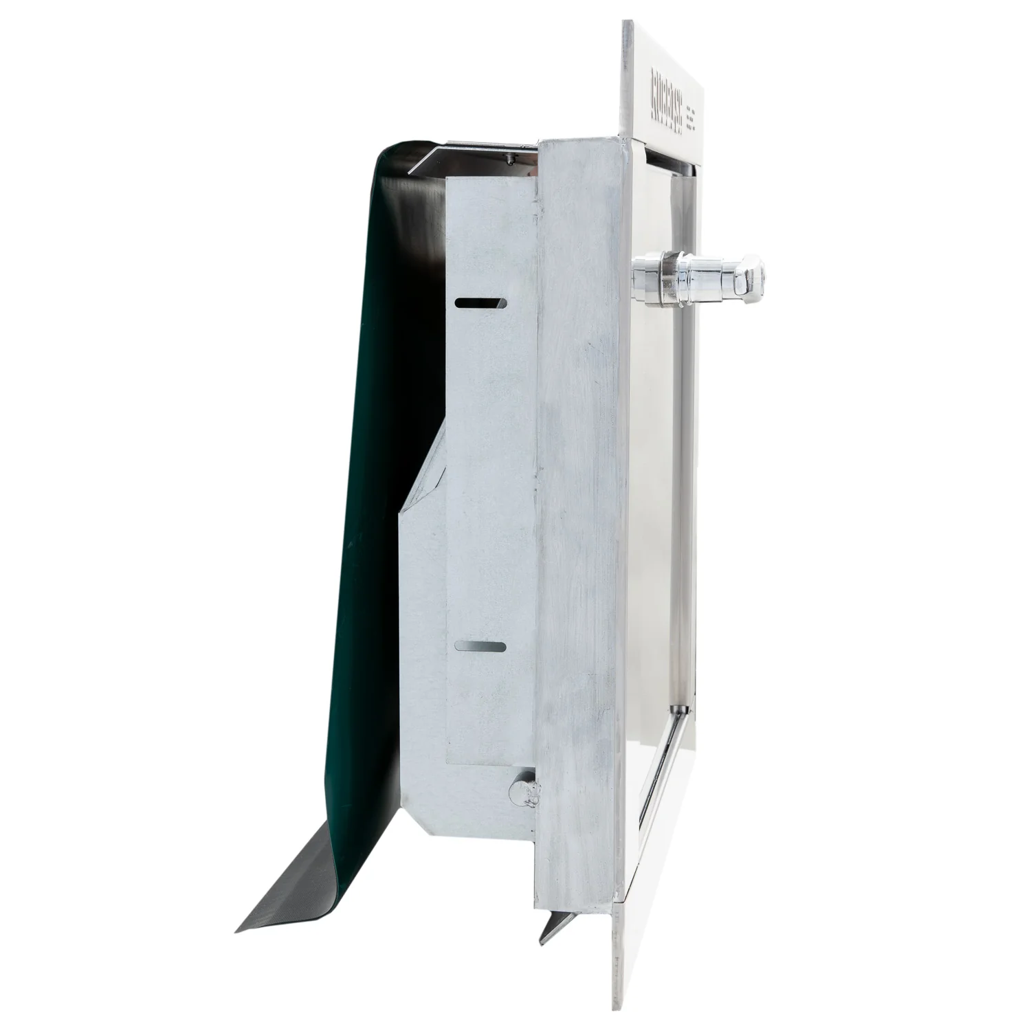 Replacement Stainless Steel Trash Chute Door - Bottom Hinged - T Handle - Rubbish - Image 3