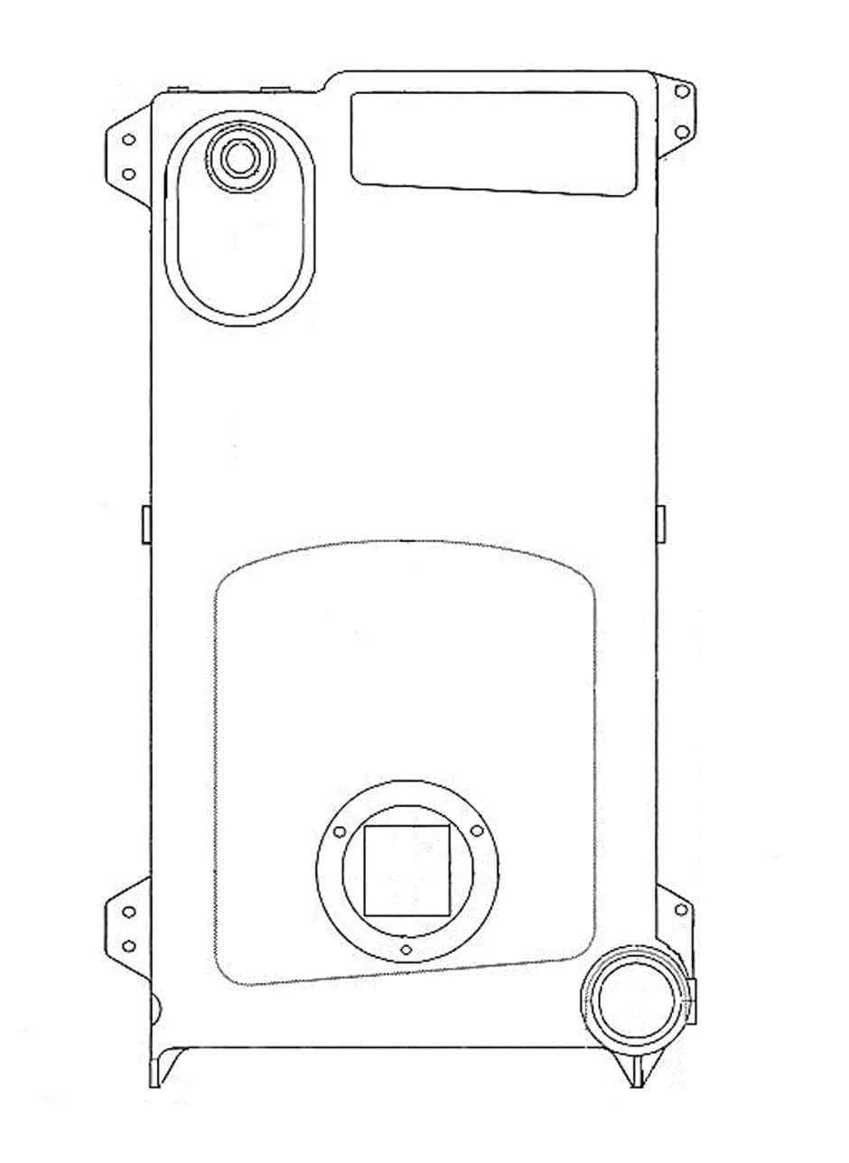 SMITH PART #3639 - Back Section for 19A/HE Series