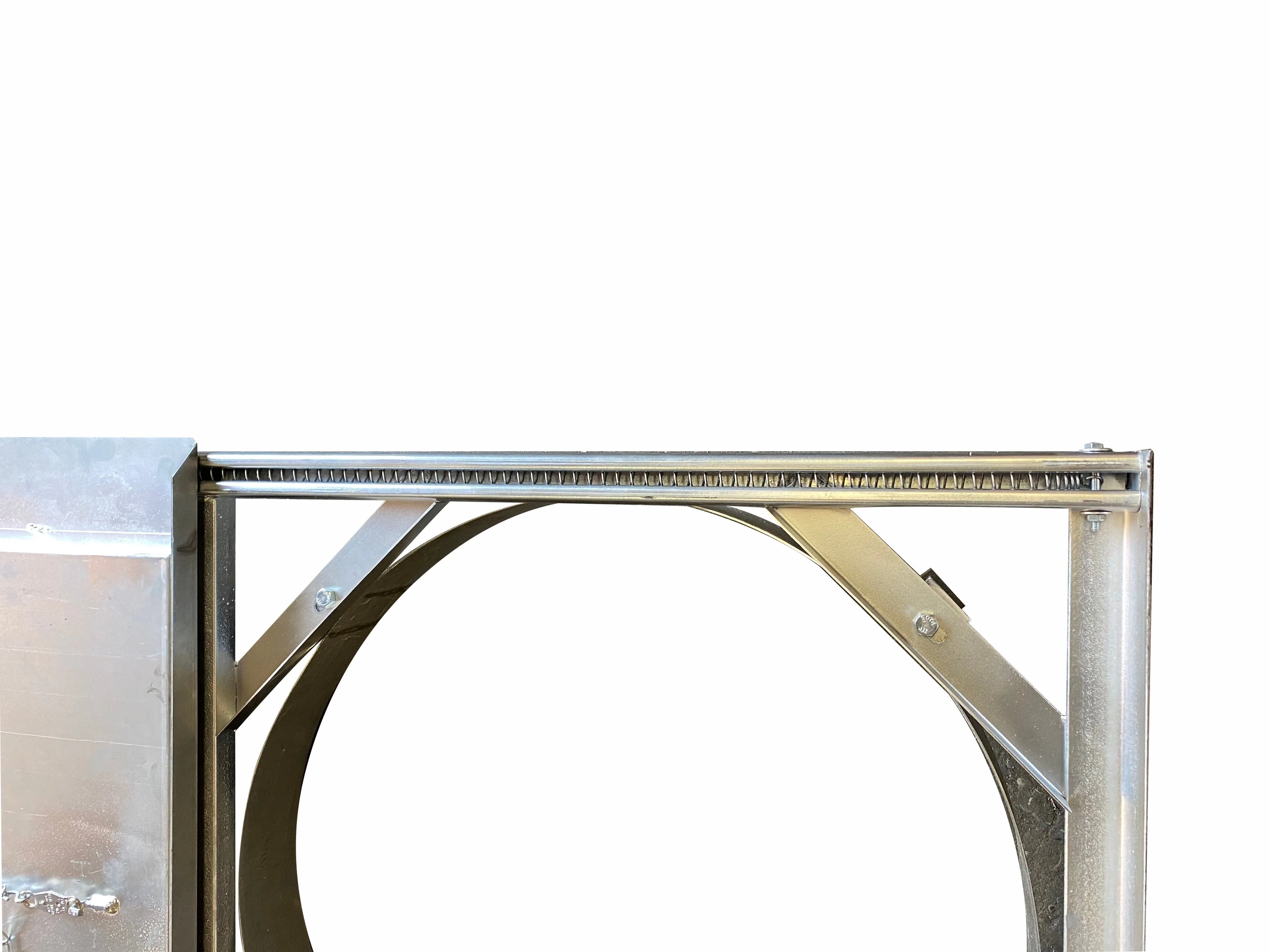 Trash Chute Discharge Door - Round 24" Diameter - Spring Loaded - Midland Style #HF824RS - Image 3