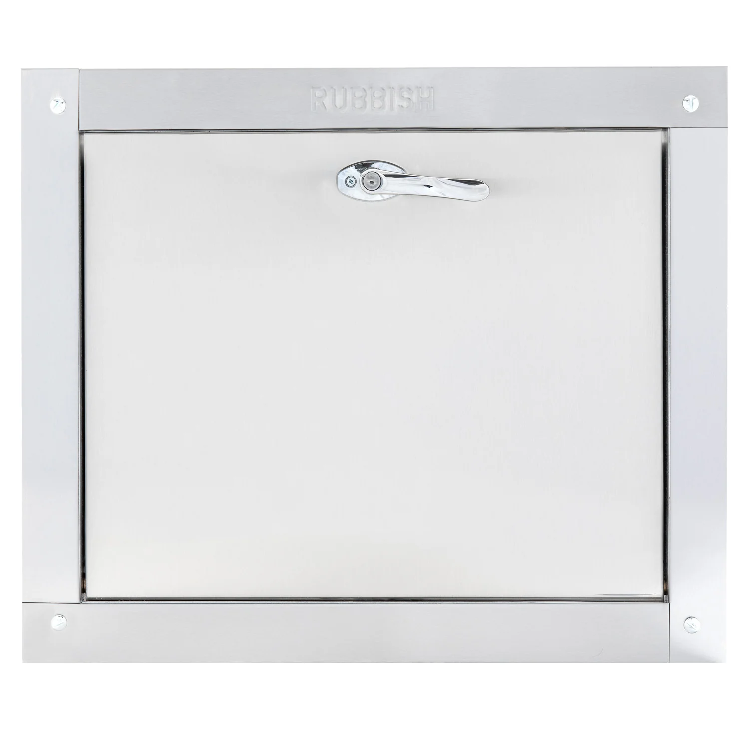 Universal Stainless Steel Trash Chute Door - Bottom Hinged - ADA Compliant - Rubbish - Standard Trim - Image 16