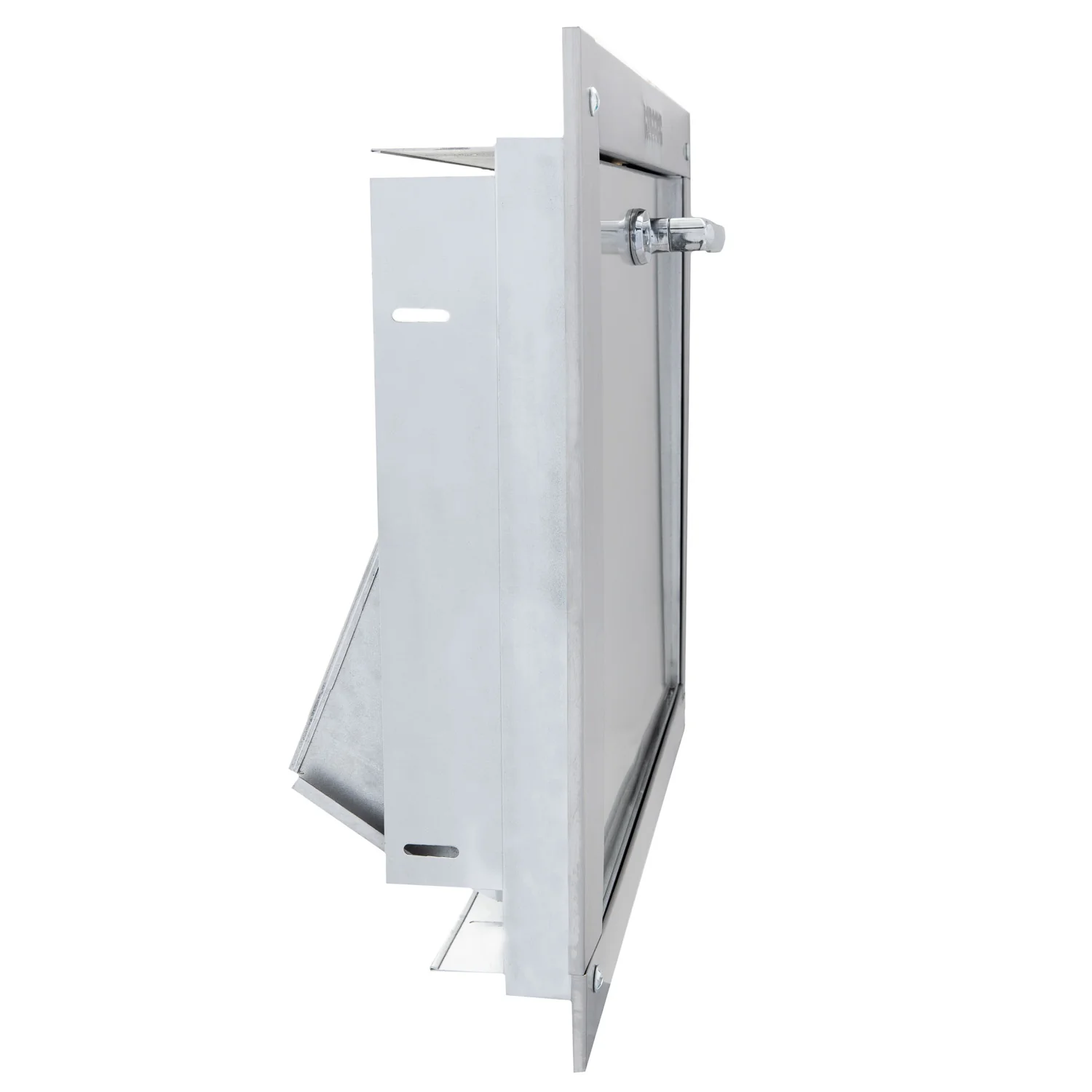 Universal Stainless Steel Trash Chute Door - Bottom Hinged - ADA Compliant - Rubbish - Standard Trim - Image 19