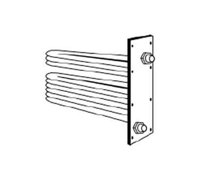Utica Radiator Tankless Coil for Starfire, ACE-OU Boiler Series, 5-1/4" X 13-1/2", 8 BH (UST-X)