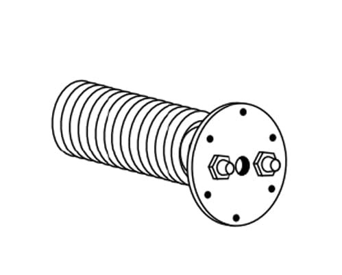 Utica Radiator Tankless Coil for Starfire II, III-Water Boiler Series, 7-1/4"Dia., 6 BH (STW-X)