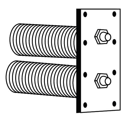 Weil Mclain Boiler T Coil for 62 Steam Series Boilers - 5 1/4" X 8-3/4" - 6 BH (62S-X)