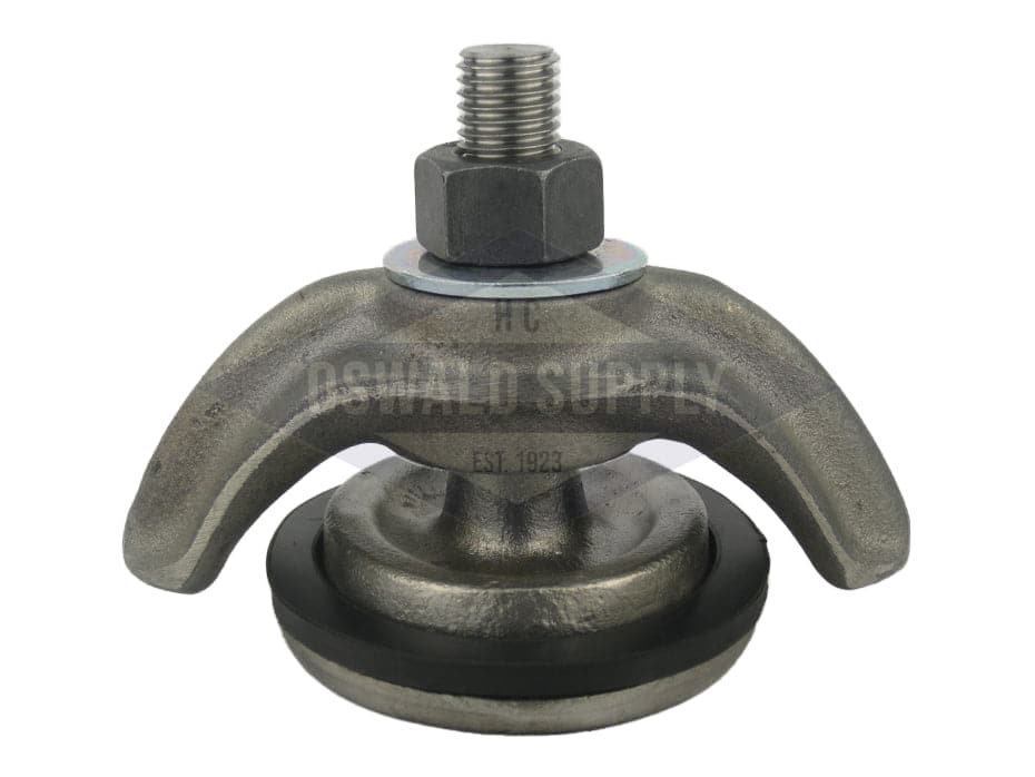 York Shipley Handhole Assembly, Less Ring. 3-1/2 x 4-1/2, Forged Steel, Elliptical, Curved, 250-1,000HP